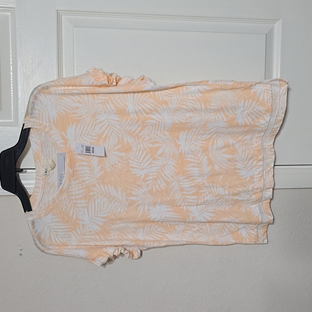 NWT I AM womens short sleeve shirt size M